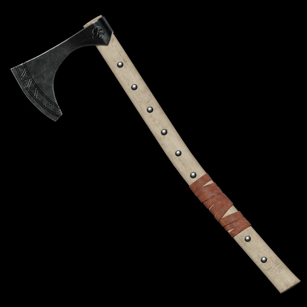 ax 3D Model .c4d .max .obj .3ds .fbx .stl .blend 