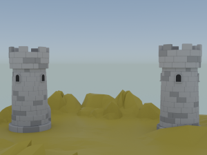 medieval tower 3D Model