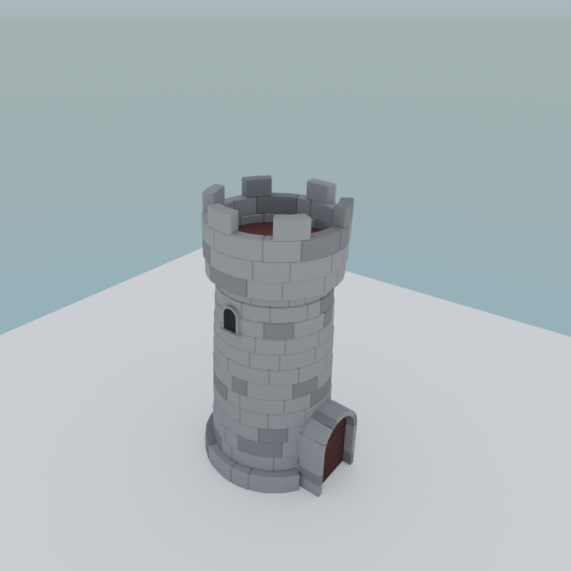 medieval tower 3D Model .c4d .max .obj .3ds .fbx .stl .blend 