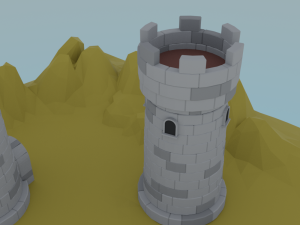 medieval tower 3D Model