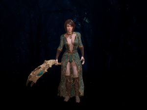 wizard girl 3D Model