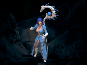 wizard girl 3D Model