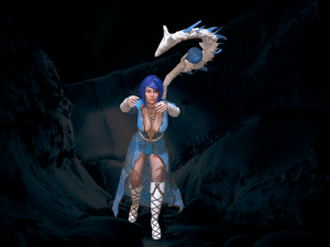 wizard girl 3D Model
