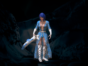 wizard girl 3D Model