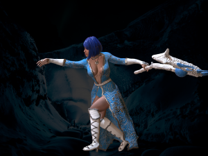 wizard girl 3D Model