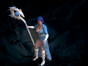 wizard girl 3D Model
