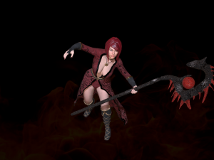 wizard girl 3D Model