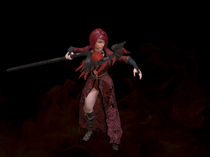 wizard girl 3D Model