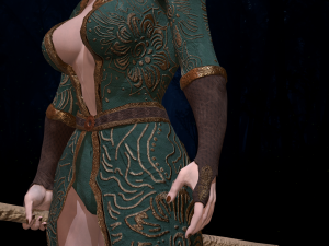 wizard girl 3D Model