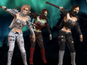assasin girl 3D Modell