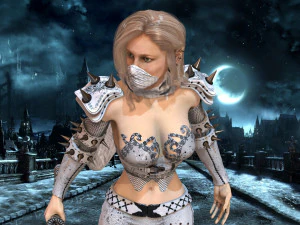 ragazza assassina Modello 3D