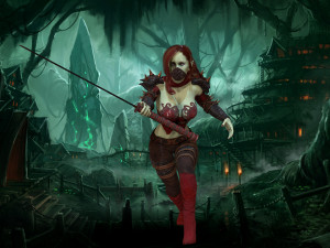 assasin girl 3D Modell