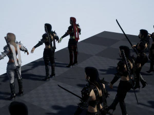 ragazza assassina Modello 3D