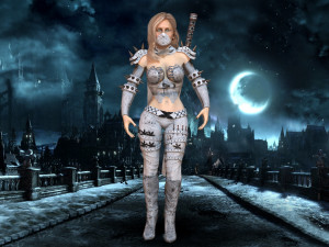 assasin girl 3D Modell