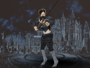 assasin girl 3D Modell