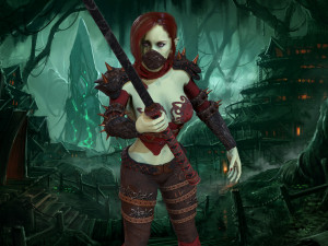 assasin girl 3D Modell
