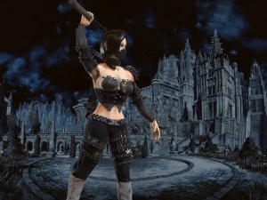 ragazza assassina Modello 3D