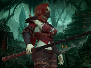 assasin girl 3D Modell