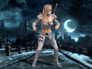 assasin girl 3D Modell