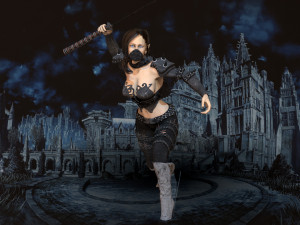 assasin girl 3D Modell