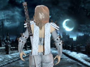 assasin girl 3D Modell