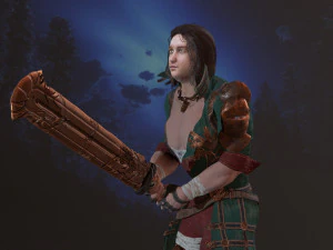warrior 3D Model