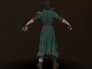 warrior 3D Model