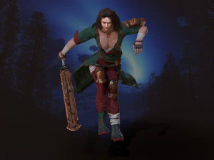warrior 3D Model