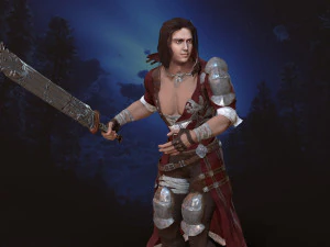 warrior 3D Model