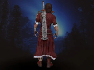 warrior 3D Model