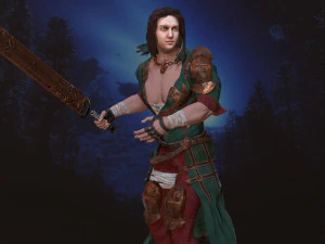 warrior 3D Model
