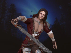warrior 3D Model