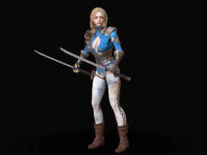 warrior rose 3D Model
