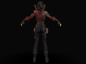 warrior rose Modèle 3D
