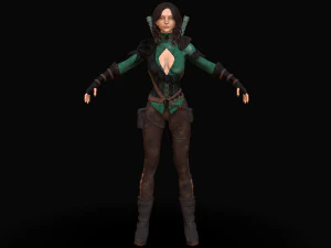 warrior rose 3D Model