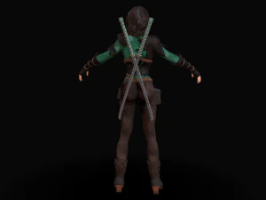 warrior rose 3D Model