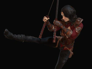 warrior rose 3D Model