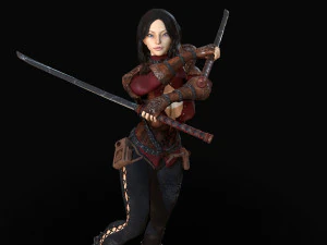 warrior rose 3D Model