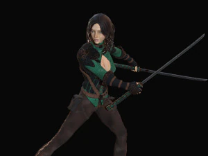 warrior rose 3D Model