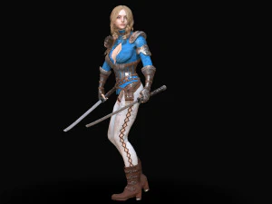 warrior rose 3D Model