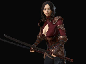 warrior rose 3D Model