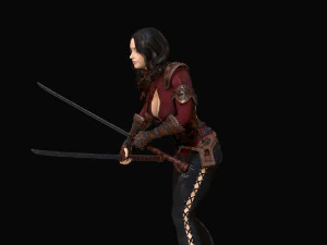 warrior rose 3D Model