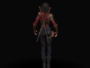 warrior rose Modèle 3D