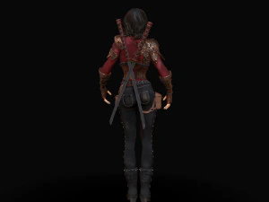 warrior rose 3D Model