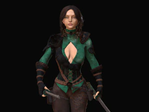 warrior rose 3D Model