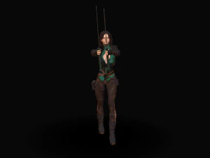 warrior rose 3D Model