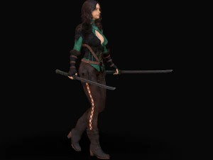 warrior rose 3D Model