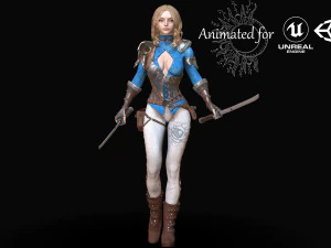 warrior rose 3D Model