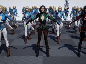 warrior rose 3D Model