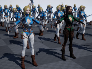 warrior rose Modèle 3D